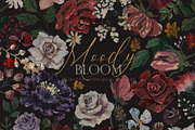 Moody BLOOM Hand Painted Flower, a Decorative Illustration by Beigetime (Thumbnail 1 of 15)