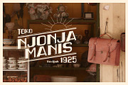 Poespa Indah - Old Type, a Sans Serif Font by ikiiko (Thumbnail 2 of 6)