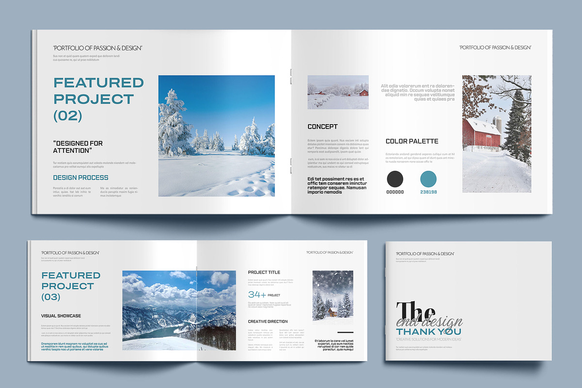 Creative Portfolio Brochure Design, a Brochure Template by MightyDesign (Photo 5 of 8)