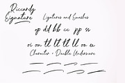 Riccardy Signature Font, a Handwritten Font by Art StoreID (Thumbnail 10 of 15)