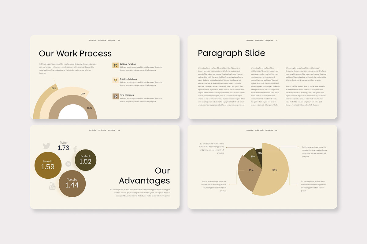 Design Portfolio PowerPoint Template, a Presentation Template by Premast (Photo 4 of 4)