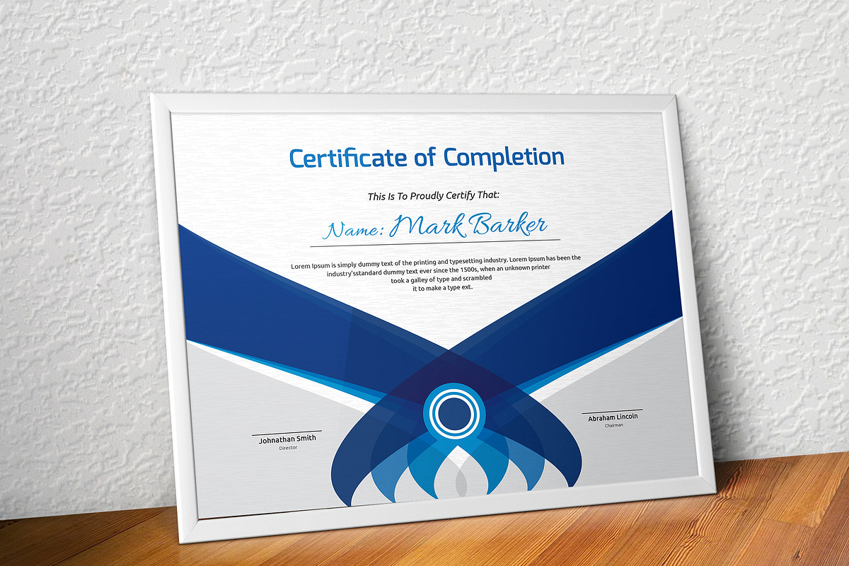 Certificate Word | PSD | AI, a Stationery Template by Curve Design (Photo 2 of 5)