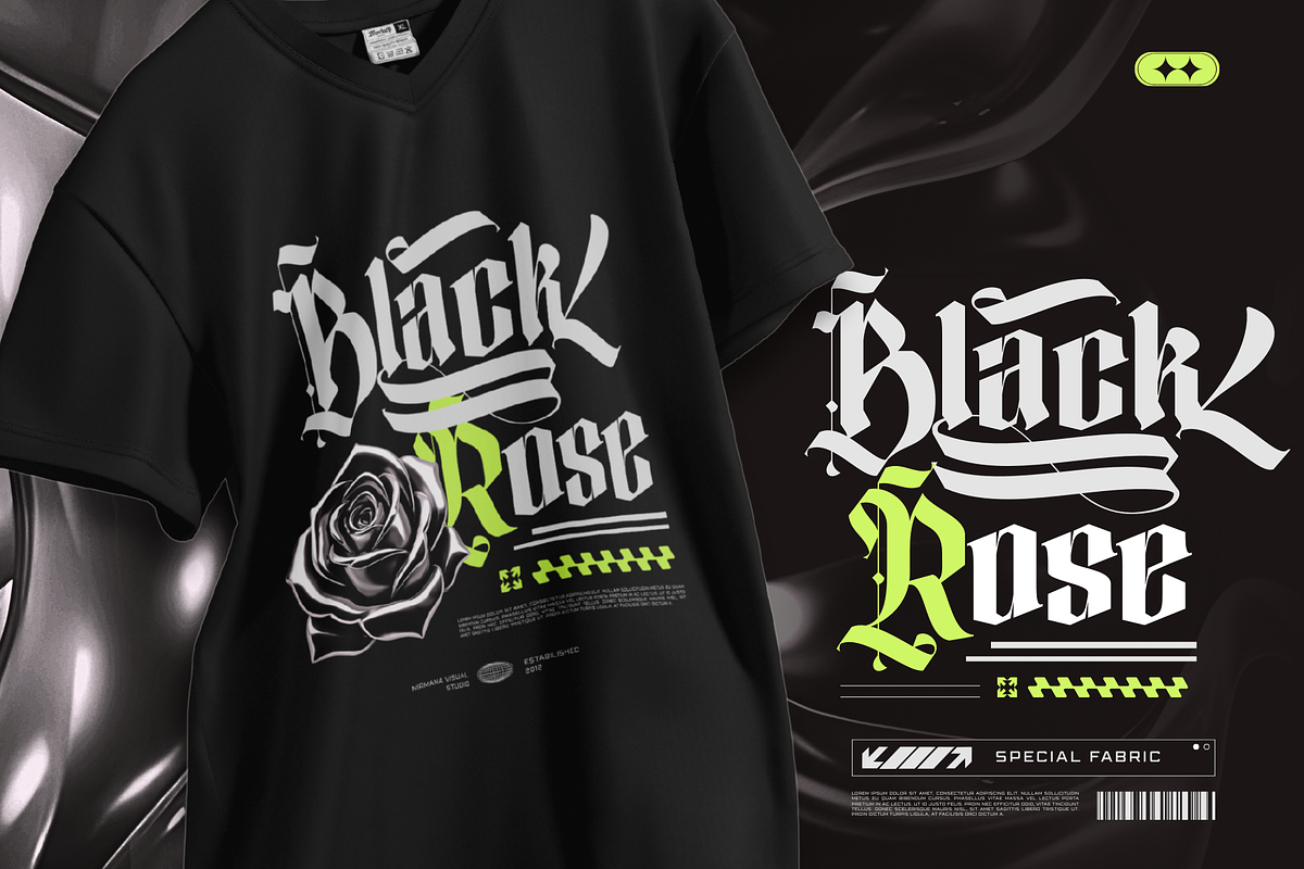 Blime Blackletter - Logo Font, a Blackletter Font by Nirmana Visual (Photo 10 of 11)