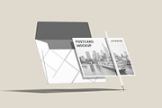 Postcard with Envelope Mockup, an Advertising Mockup by Compositing Studio (Thumbnail 16 of 20)