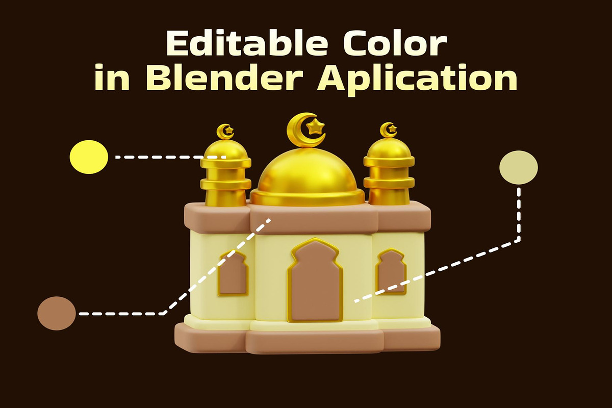 Ramadan Kareem 3D Icon Pack, an Object 3D Model by Creative Perspective (Photo 4 of 6)