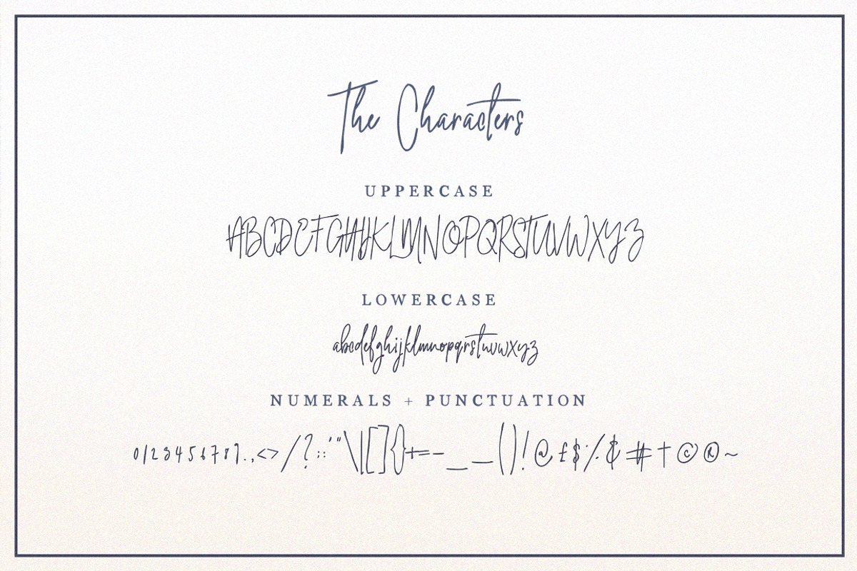 Heaven + Earth | Handwritten Font preview 8