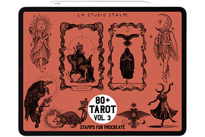 Tarot Vol. 3 - Procreate Stamp Set