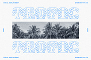 Corail Display Font - Tropics Font, a Sans Serif Font by Prioritype Co (Thumbnail 8 of 11)