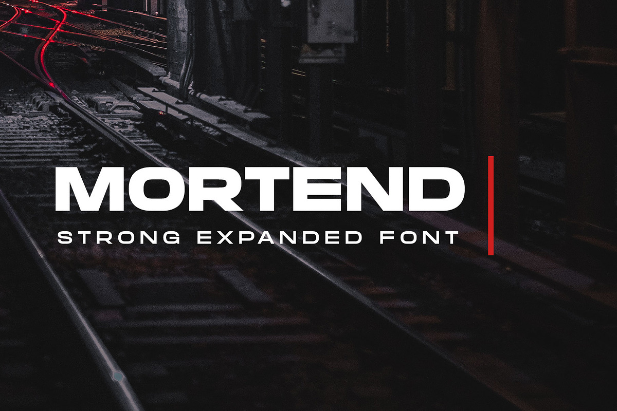 Mortend - Extended Family, a Font by Arterfak Project (Photo 1 of 10)
