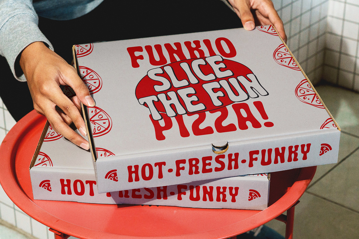 Funkio - Funky Display Sans Font, a Sans Serif Font by Sekyra Lab (Photo 10 of 10)