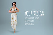 Wide Leg Pants Mockups and Top Yoga, a Bottom Mockup by Grow Design Craft Studio (Thumbnail 4 of 7)