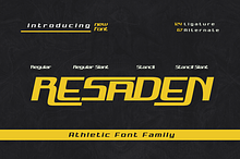 RESADEN | Athletic Font