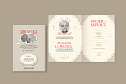 Classic Elegant Funeral Program, an Invitation Template by Vynetta (Thumbnail 6 of 6)