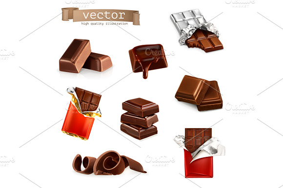 Chocolate Bars And Pieces