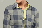 Women Dress Shirt Mockup Set, a Shirt Mockup by Creatsy (Thumbnail 6 of 9)