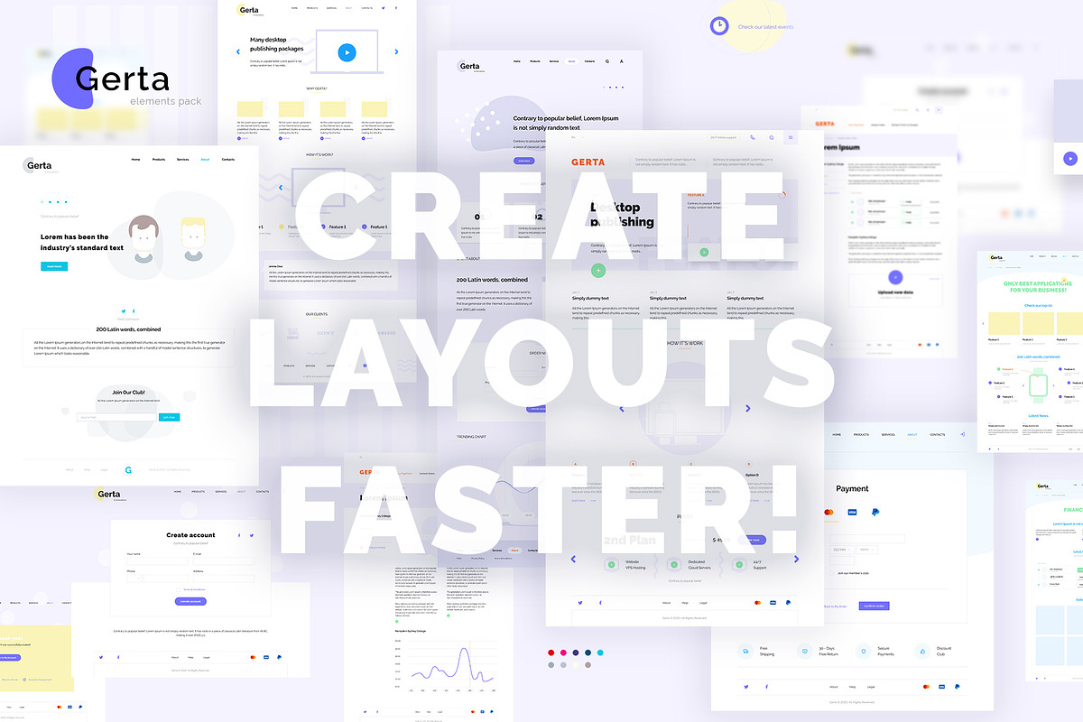 Gerta, an UI Kit Template by Artiliona (Photo 3 of 3)