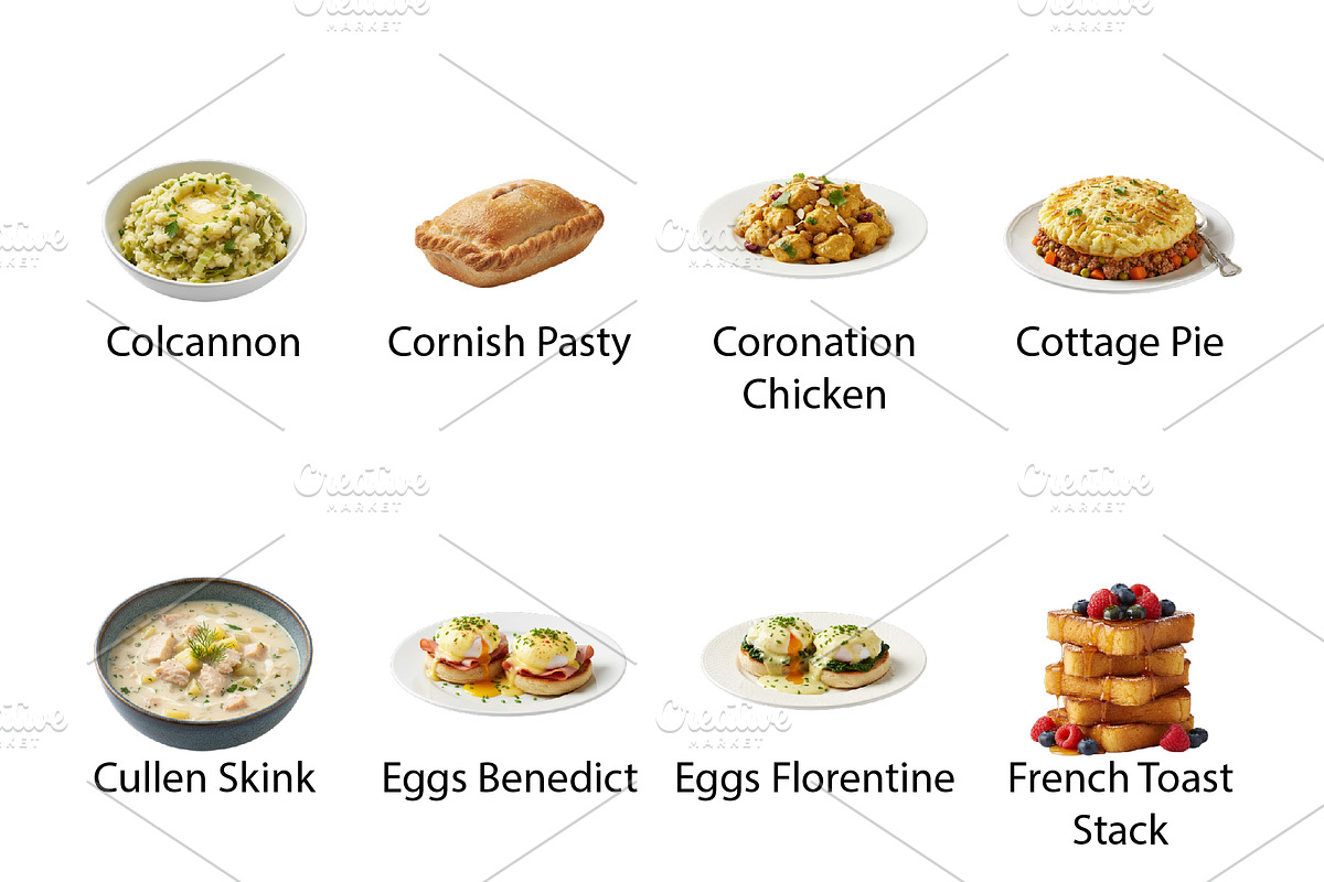 British, Irish & Western Food - PNG, a Food Illustration by Nurlan's shop (Photo 4 of 8)