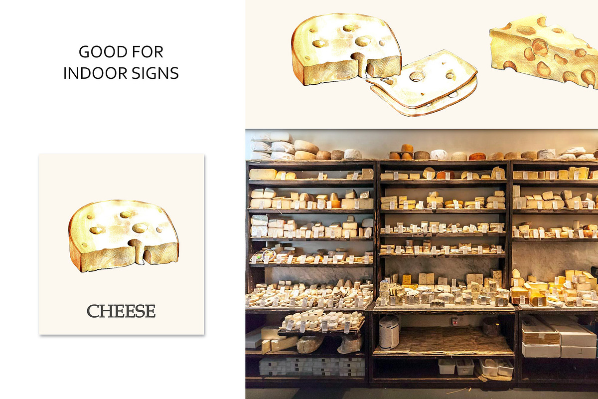 Swiss Cheese Illustrations, a Food Illustration by wedraw (Photo 3 of 4)