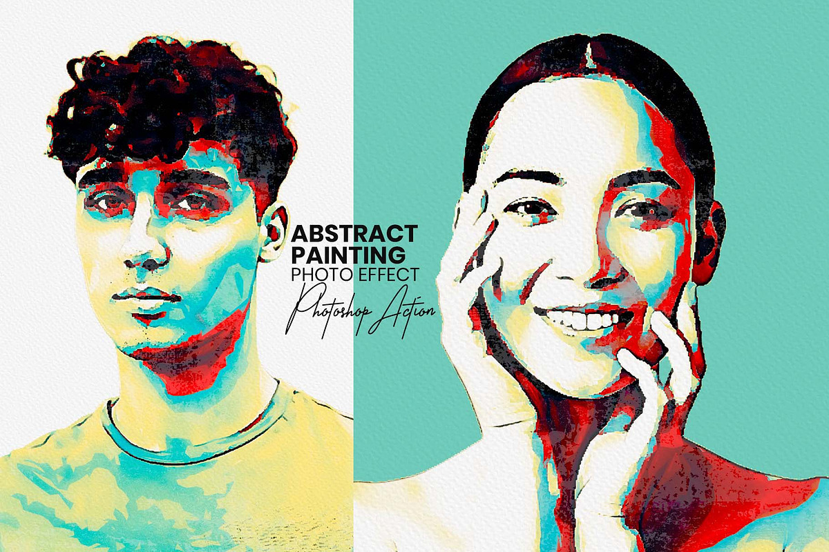 Abstract Painting Photoshop Action, an Action Add-On by MRI STUDIO (Photo 1 of 10)