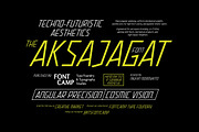 Aksajagat Font, a Sans Serif Font by Fontcamp Type Foundry (Thumbnail 14 of 14)