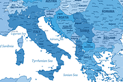 High Detailed Political Europe Map, an Illustration by ilynx (Thumbnail 7 of 8)