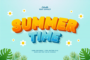 Text Effect Summer Time