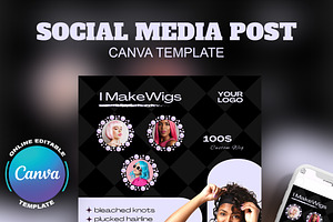 Wig Flyer Social Media Flyer