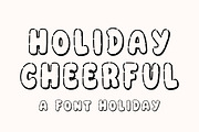 Holiday Cheerful, a Font by Limited.studio (Thumbnail 1 of 6)