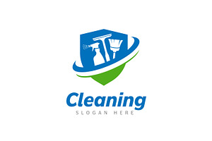 Cleaning Service Business Logo