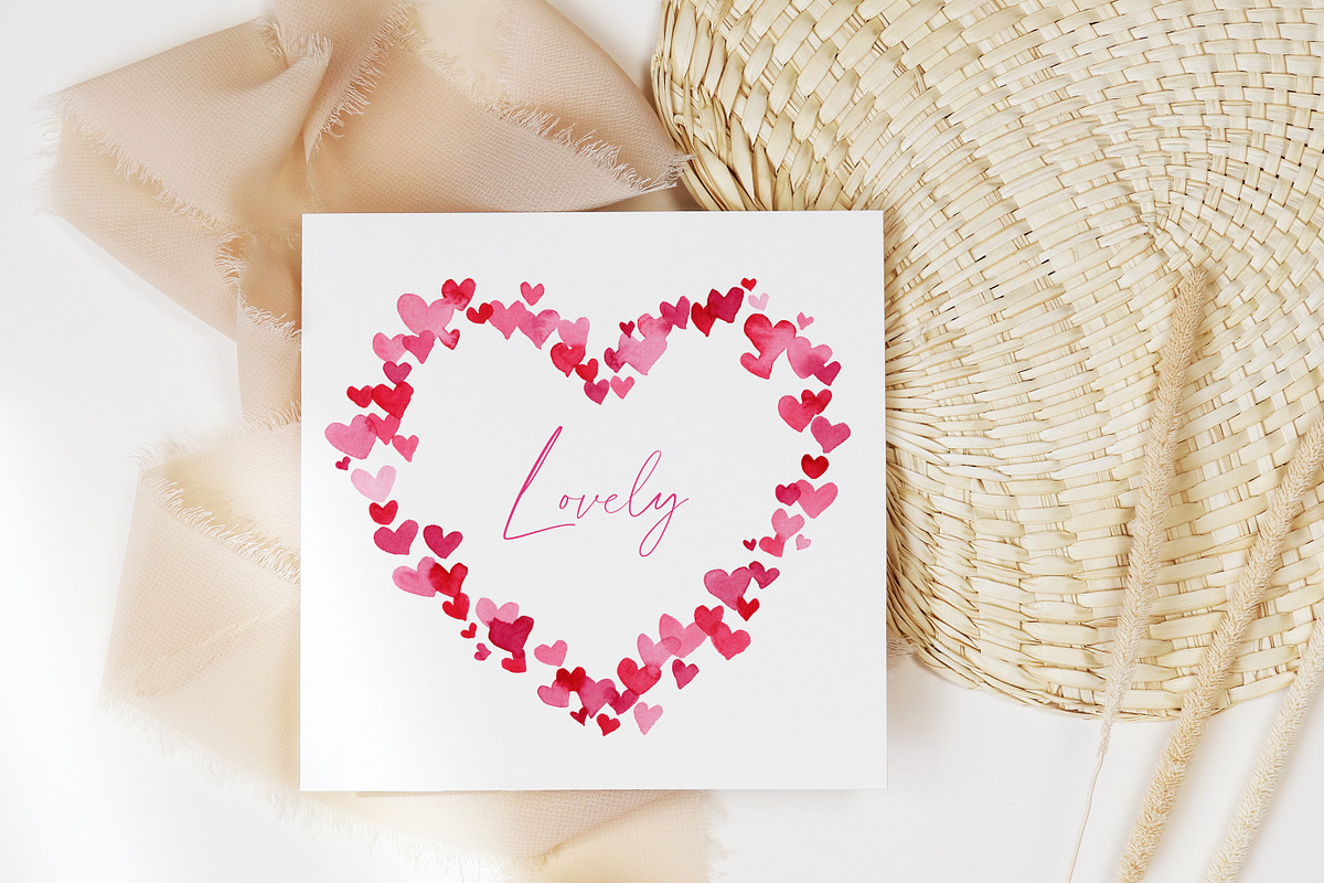 Watercolor flower - Lovely Valentine, an Illustration by Beigetime (Photo 7 of 8)