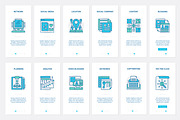 Social media network blog mobile app, a Templates & Theme by Lemberg Vector (Thumbnail 2 of 2)