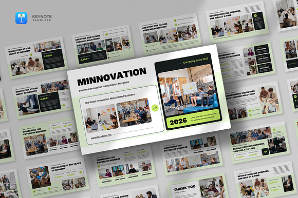 Business Innovation Keynote Template preview 6
