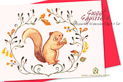 Sweet Squirrels -Huge Watercolor Set, an Animal Illustration by SmallHouseBigPony (Thumbnail 5 of 14)