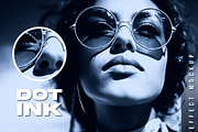 Dot Ink Effect Mockup, a Layer Style Add-On by studiogstock (Thumbnail 1 of 2)