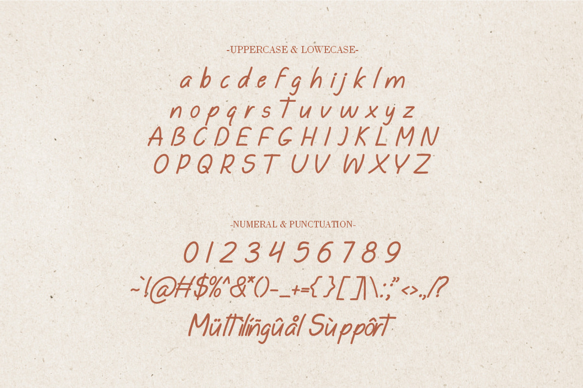 Bertaut Handwritten Font, a Handwritten Font by JNJ Studio (Photo 9 of 10)