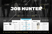 JOB HUNTER - Resume/CV Bundle, a Resume Template by bilmaw creative (Thumbnail 4 of 5)