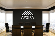 PSD Office Meeting Room Wall Mockup, a Product Mockup by Ayy (Thumbnail 6 of 15)