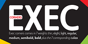Exec Corners, a Sans Serif Font by Wiescher-Design (Thumbnail 2 of 8)