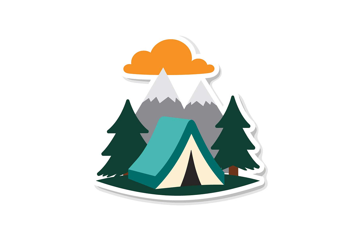 Outdoor Camping Tent Vector Pack, an Object Graphic by Designs_River (Photo 12 of 13)