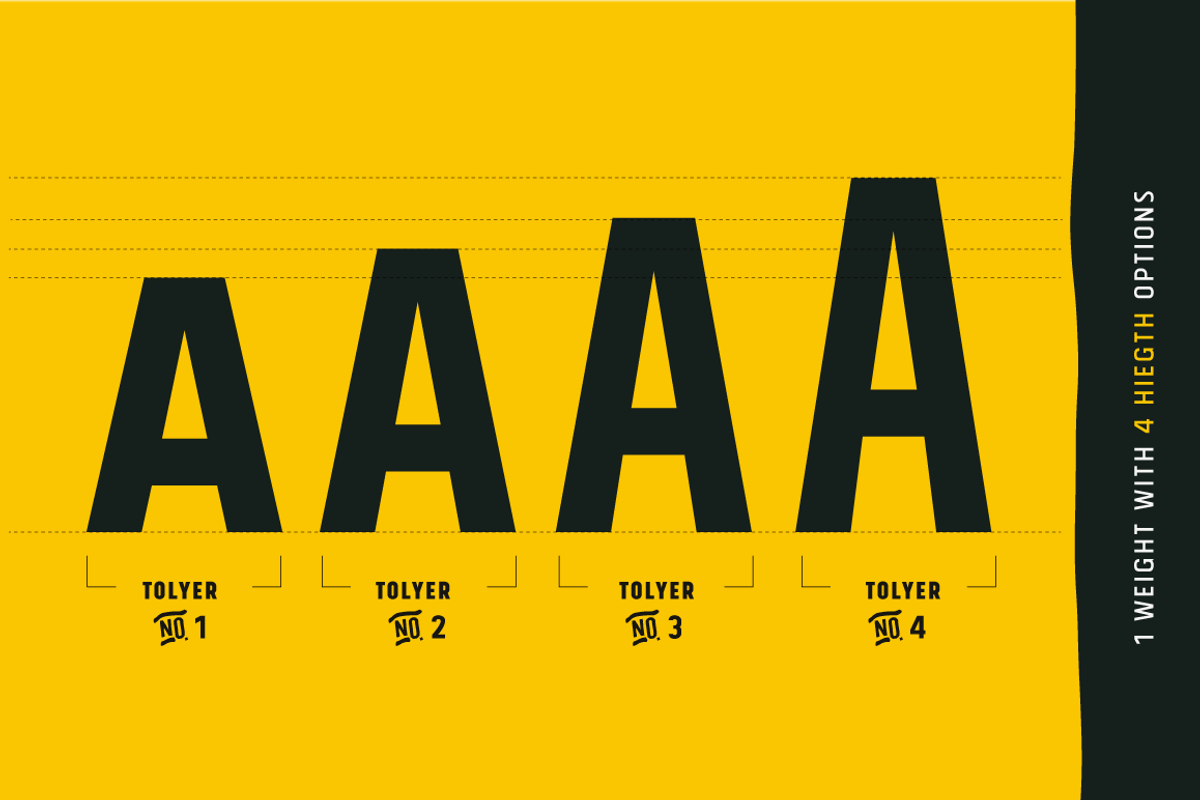 Tolyer (Update v1.1), a Font by Typesketchbook Foundry (Photo 2 of 5)