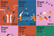 Digital Christmas. 24 Scenes., a Seasonal Illustration by Andrew Kras Design (Thumbnail 3 of 8)