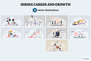 Office Life Vector Illustration Set, a Work Illustration by VectorMine (Thumbnail 6 of 16)