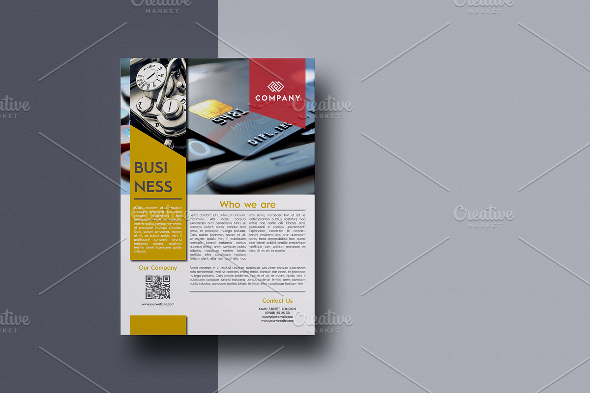 Business Corporate Flyer, a Flyer Template by Machel Design (Photo 1 of 3)