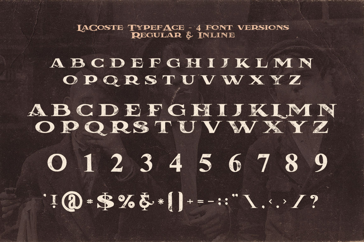 LaCoste Typeface preview 2