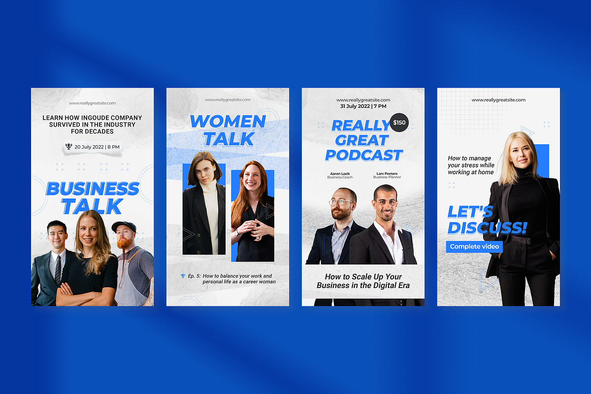 Modern Business Podcast Instagram, a Social Media Template by peterdraw (Photo 9 of 10)