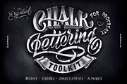 Chalk Lettering Toolkit – Procreate, a Brush Add-On by Aurelie Maron (Thumbnail 1 of 8)