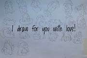 Cute Kawaii Unicorn Characters, an Animal Illustration by Palau (Thumbnail 9 of 12)