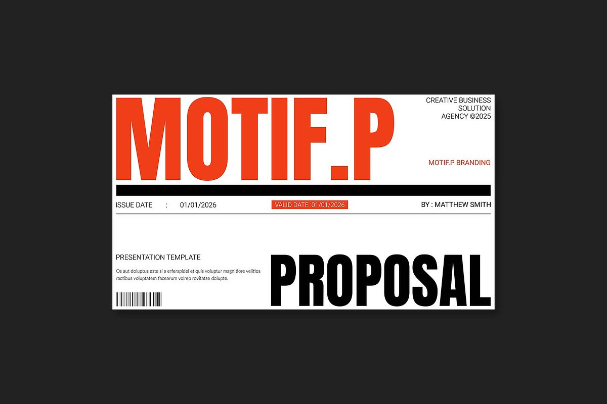 Brand Proposal Presentation Template, a Presentation Template by ElvinPrint (Photo 2 of 6)