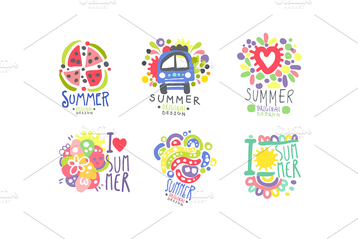 Summer Logo Original Design, an Object Illustration by TopVectors