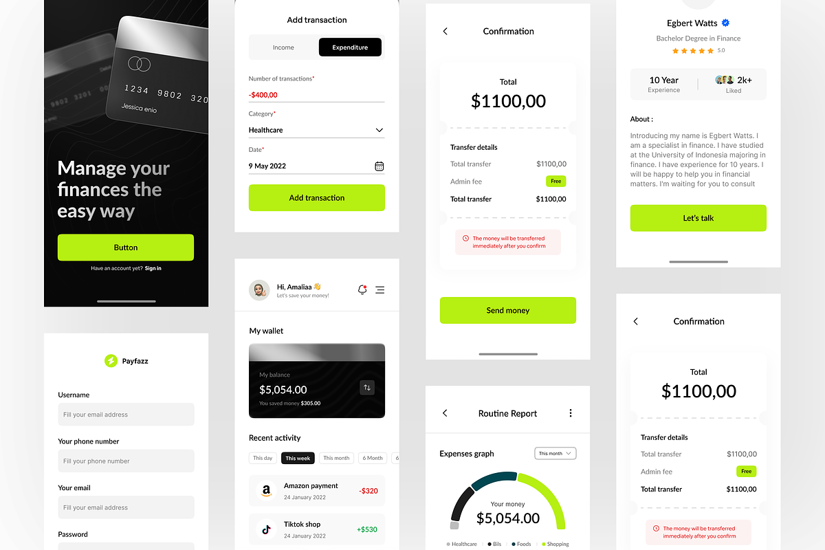 Payfazz - Money Manager UI KIT, a Device Mockup by Odama (Photo 5 of 5)